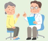 問診している様子のイラスト